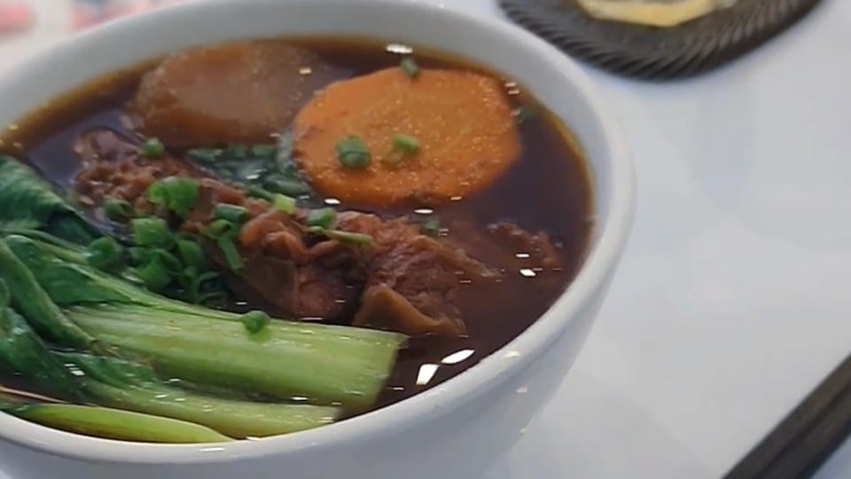 在胡志明市探索美食的時候，發現了一家台灣人開的牛肉麵店。